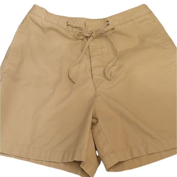 Lands' End cotton 4-pocket button-fly shorts - Picture 1 of 6